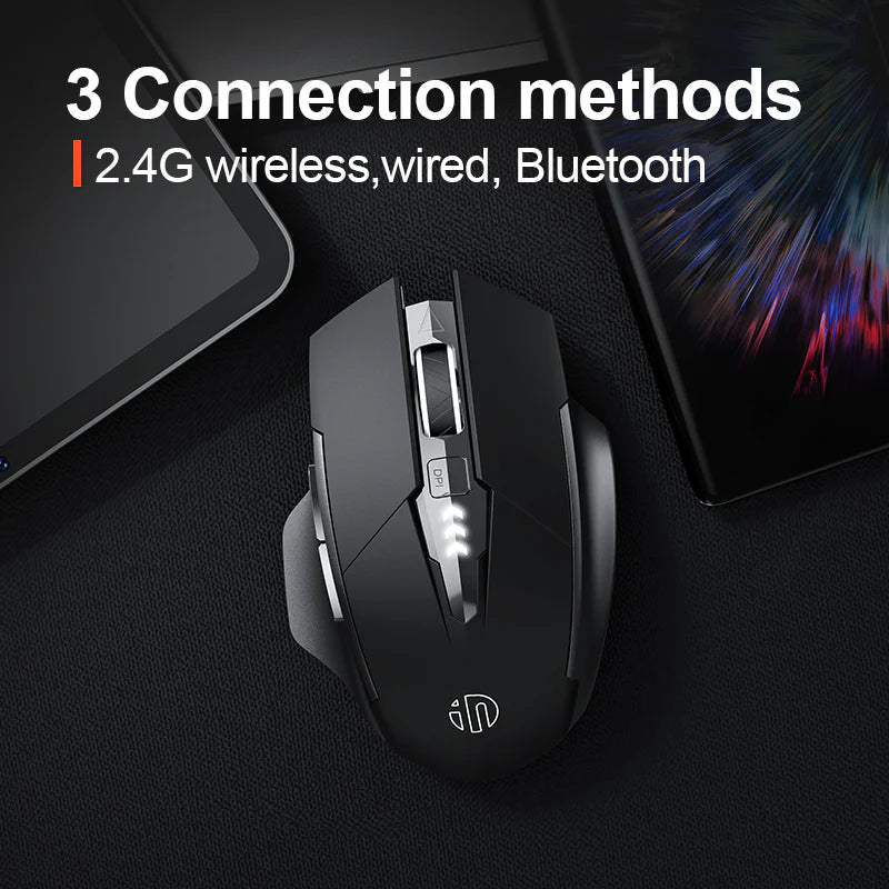 INPHIC A1 2.4G Bluetooth Computer Mouse (Black)