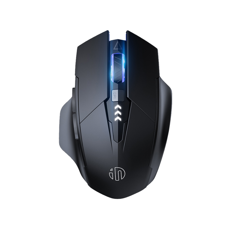 INPHIC F1 Ⅱ Wireless Mouse with Upgraded Battery (Black)