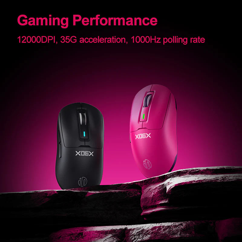 INPHIC IN6SE Wired and Wireless Gaming Mouse (Black)