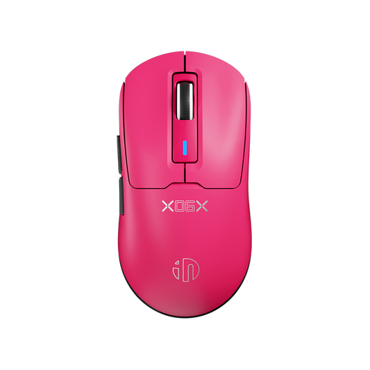 INPHIC IN6SE Wired and Wireless Gaming Mouse (Pink)